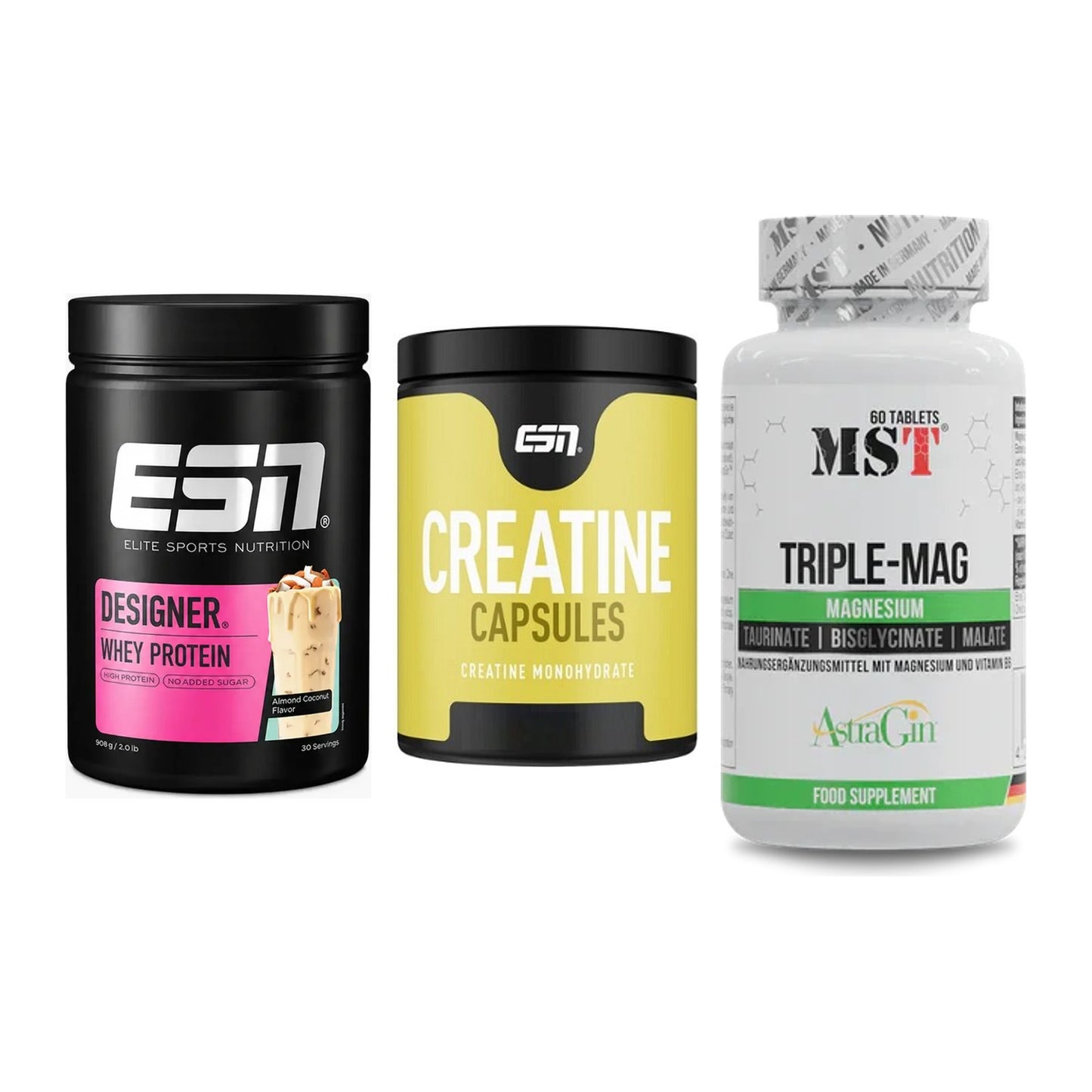 Einsteiger-Set: ESN Designer + ESN Ultrapure + MST Tripple Mag – alle enthaltenen Artikel