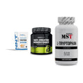Einsteiger-Set: NNT Whey + BioTech Creatine + MST Tryptophan – alle enthaltenen Artikel