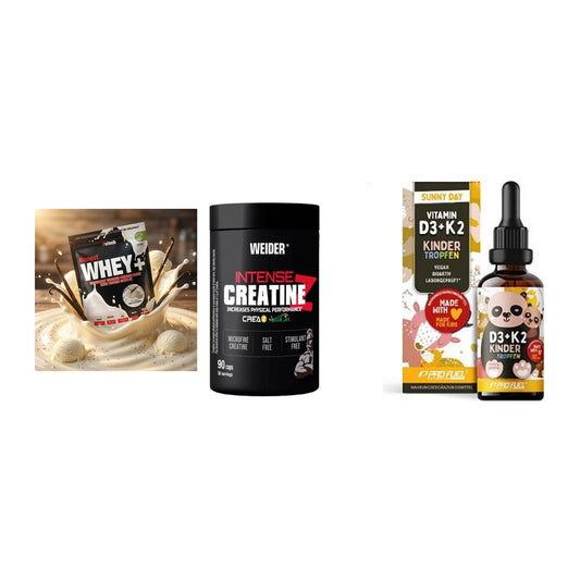 Einsteiger-Set: Sinob Honest + Weider Intense + ProFuel VITAMIN – alle enthaltenen Artikel