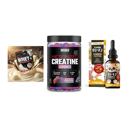 Einsteiger-Set: Sinob Honest + Weider Micronize + ProFuel VITAMIN – alle enthaltenen Artikel