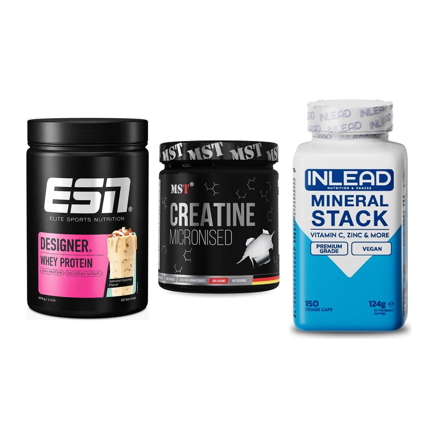 Einsteiger-Set: ESN Designer + MST Creatin + INLEAD Mineral – alle enthaltenen Artikel