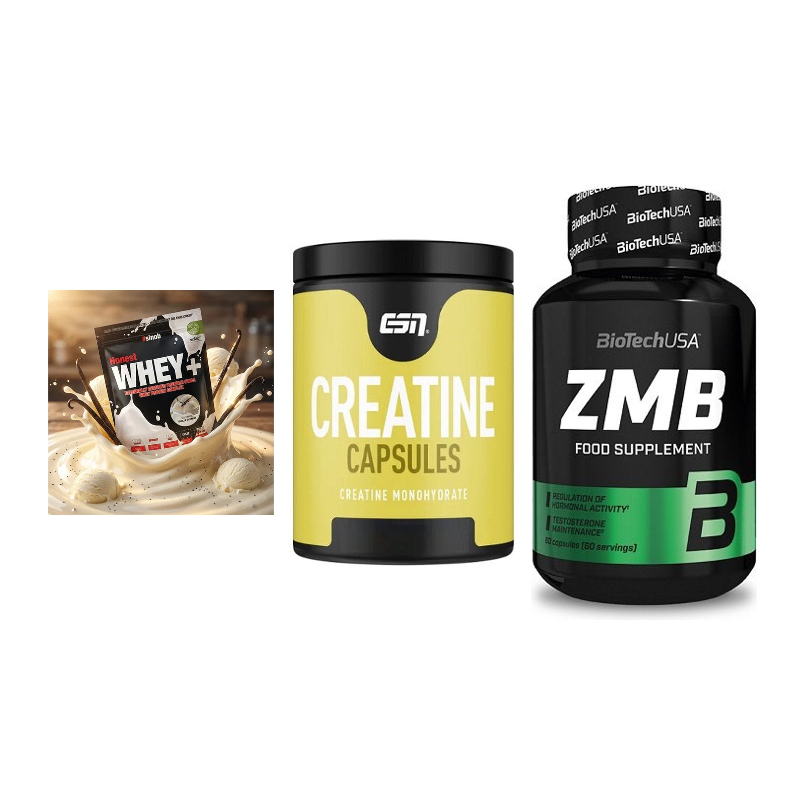 Einsteiger-Set: Sinob Honest + ESN Ultrapure + BioTech ZMB – alle enthaltenen Artikel