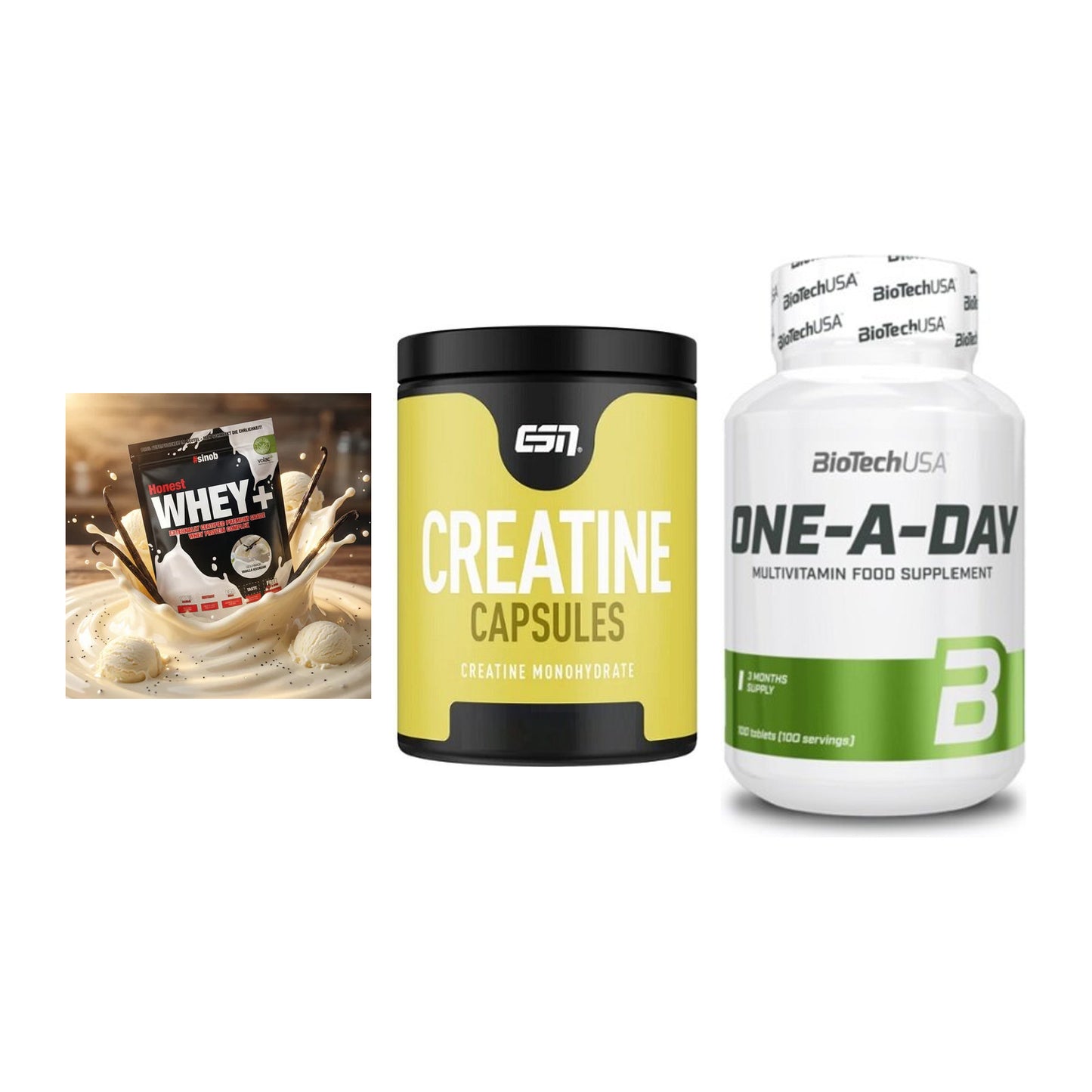 Einsteiger-Set: Sinob Honest + ESN Ultrapure + BioTech One A – alle enthaltenen Artikel