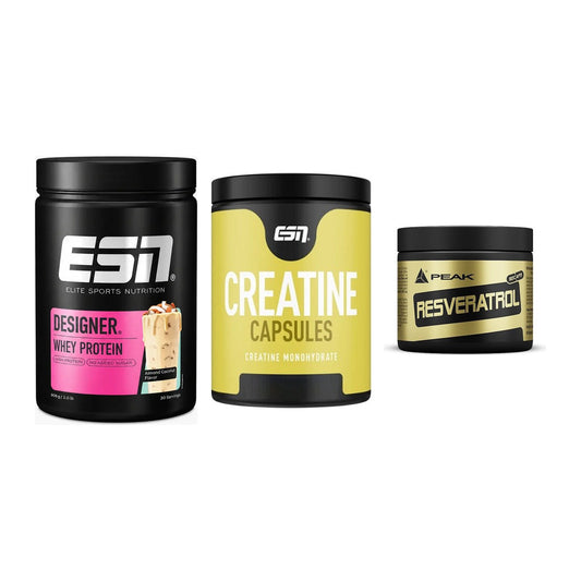 Einsteiger-Set: ESN Designer + ESN Ultrapure + Peak Resveratrol – alle enthaltenen Artikel