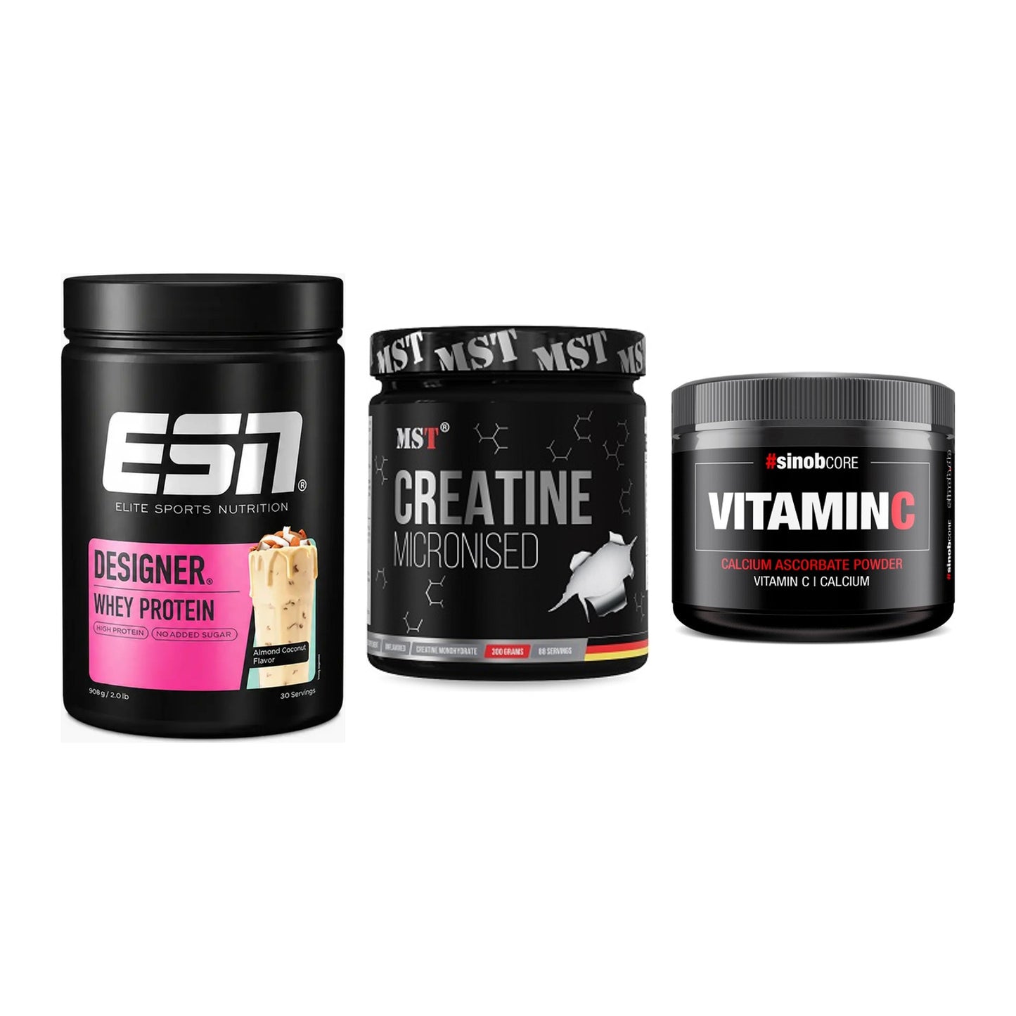 Einsteiger-Set: ESN Designer + MST Creatin + Sinob Vitamin C – alle enthaltenen Artikel