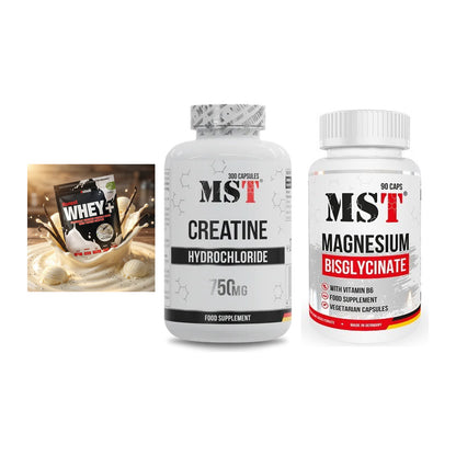 Einsteiger-Set: Sinob Honest + MST Creatine HCL + MST Magnesium – alle enthaltenen Artikel