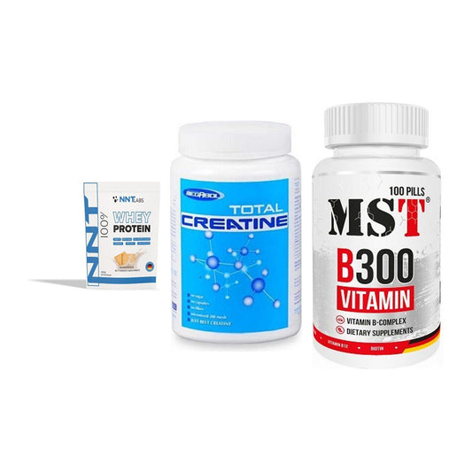 Einsteiger-Set: NNT Whey + Megabol Total + MST B300 B-Compl – alle enthaltenen Artikel