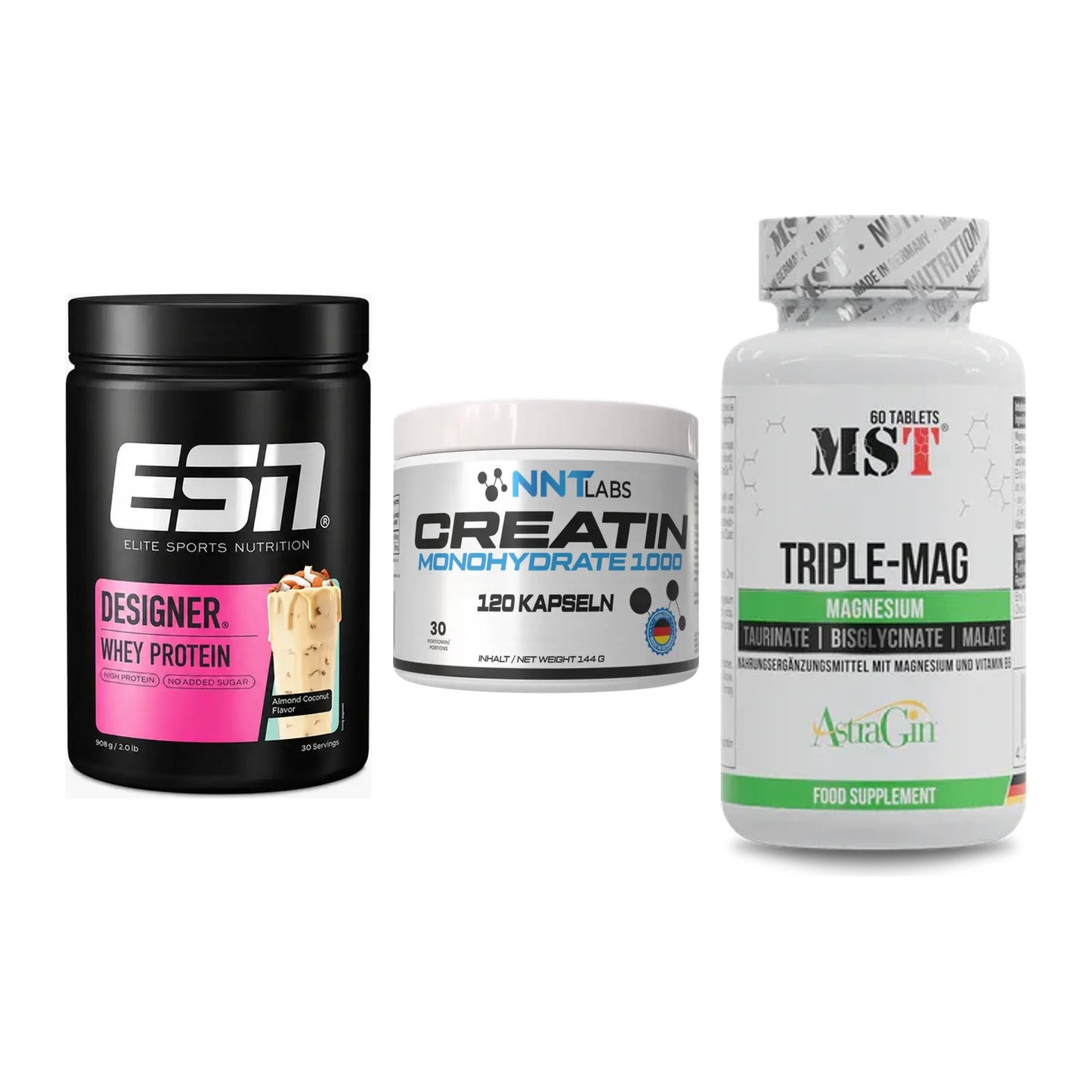 Einsteiger-Set: ESN Designer + NNT Creatin 1000 + MST Tripple Mag – alle enthaltenen Artikel