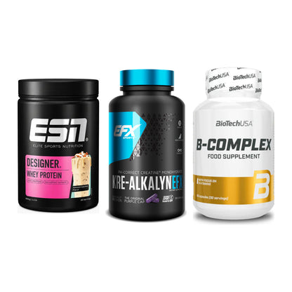 Einsteiger-Set: ESN Designer + EFX Kre-Alkalyn + BioTech B – alle enthaltenen Artikel