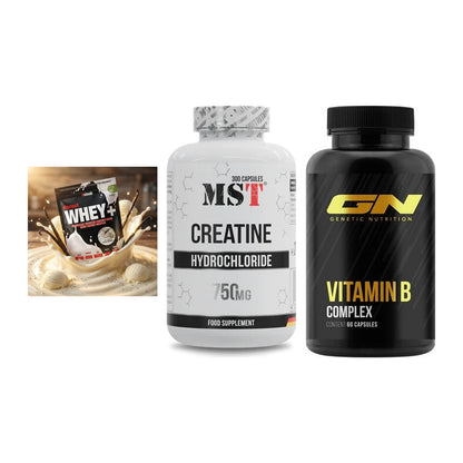 Einsteiger-Set: Sinob Honest + MST Creatine HCL + GN Vitamin – alle enthaltenen Artikel
