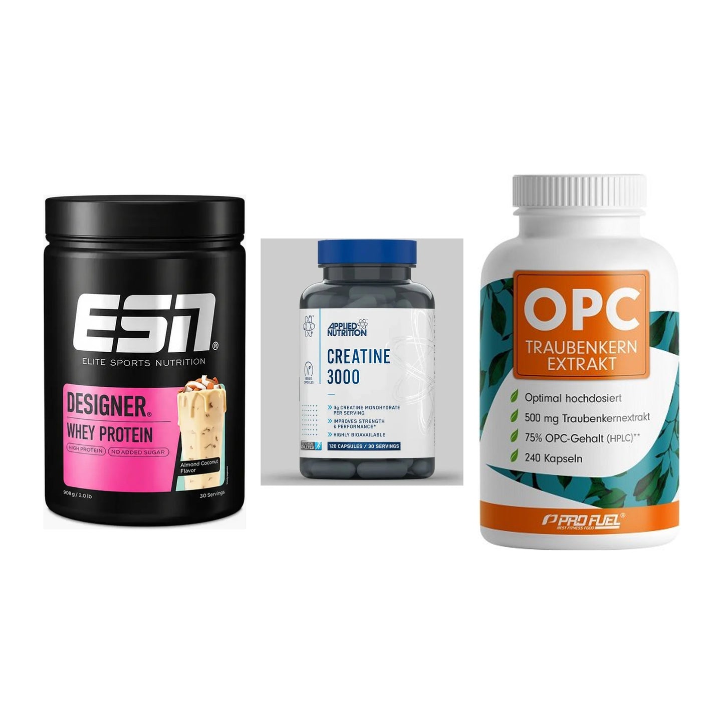 Einsteiger-Set: ESN Designer + Applied Nutritio + ProFuel OPC – alle enthaltenen Artikel