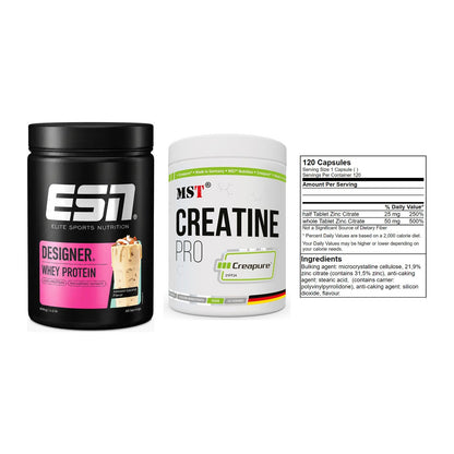 Einsteiger-Set: ESN Designer + MST Creatin Pro + GN Zinc Citrate – alle enthaltenen Artikel