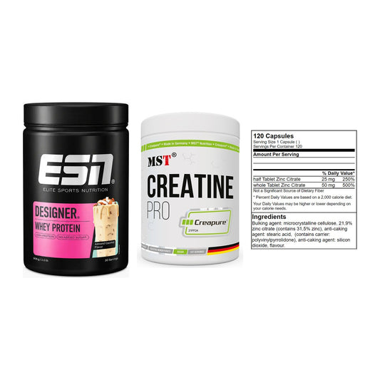 Einsteiger-Set: ESN Designer + MST Creatin Pro + GN Zinc Citrate – alle enthaltenen Artikel