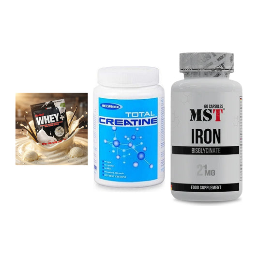 Einsteiger-Set: Sinob Honest + Megabol Total + MST Iron Bisglyc – alle enthaltenen Artikel