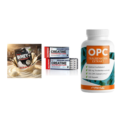 Einsteiger-Set: Sinob Honest + Nutrend Creatine + ProFuel OPC – alle enthaltenen Artikel