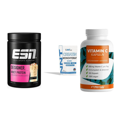 Einsteiger-Set: ESN Designer + NNT Creatin + ProFuel Vitamin – alle enthaltenen Artikel