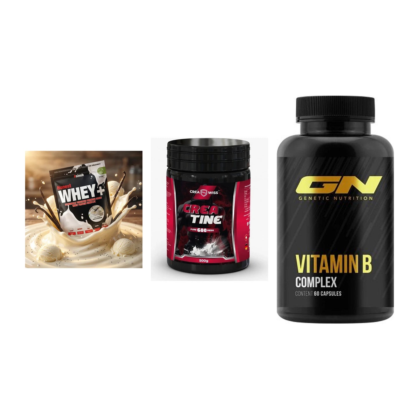Einsteiger-Set: Sinob Honest + CREASWISS + GN Vitamin – alle enthaltenen Artikel
