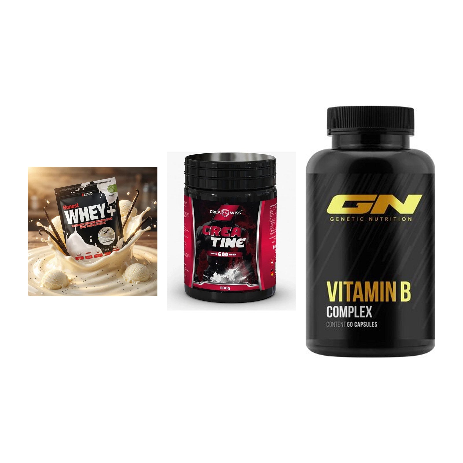 Einsteiger-Set: Sinob Honest + CREASWISS + GN Vitamin – alle enthaltenen Artikel
