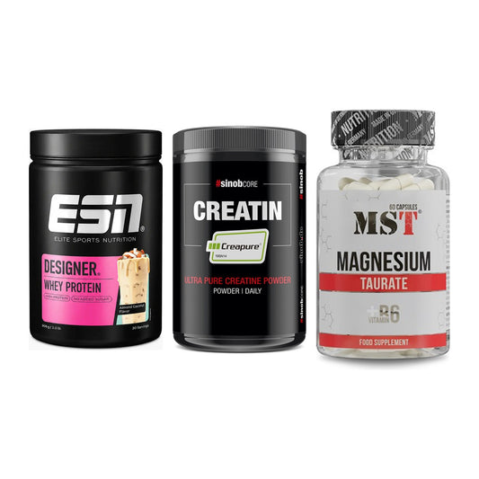 Einsteiger-Set: ESN Designer + Sinob Creatin + MST Magnesium – alle enthaltenen Artikel