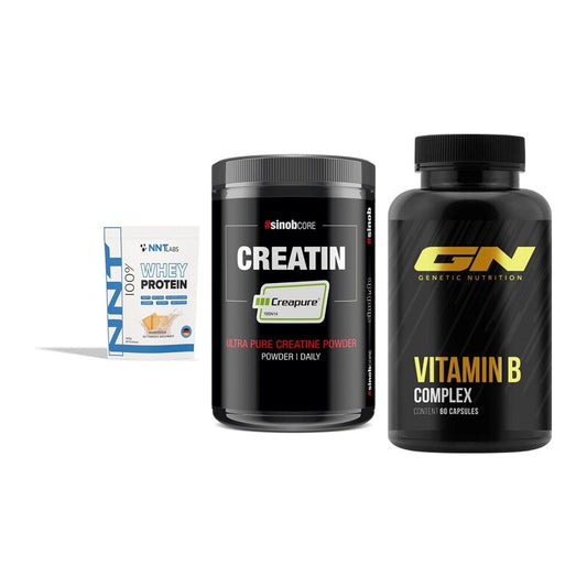 Einsteiger-Set: NNT Whey + Sinob Creatin + GN Vitamin – alle enthaltenen Artikel