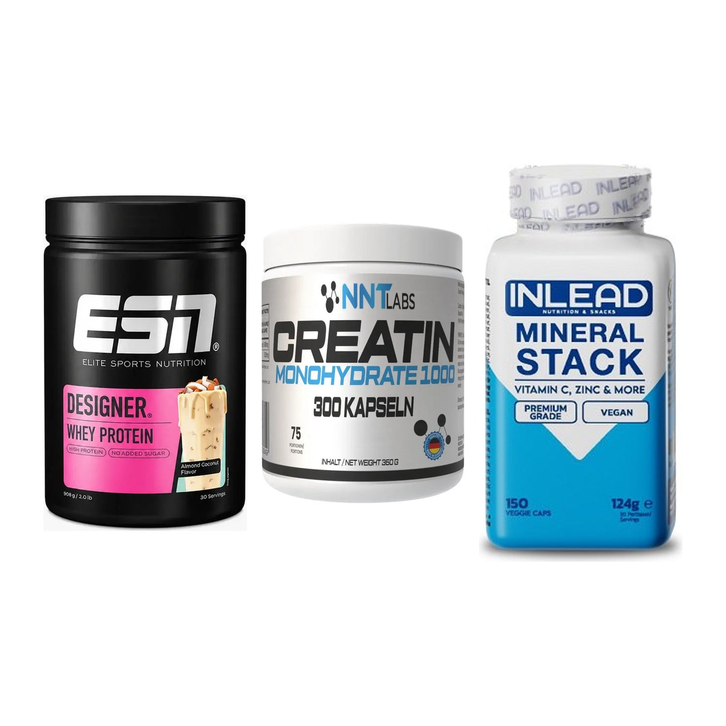 Einsteiger-Set: ESN Designer + NNT Creatin 1000 + INLEAD Mineral – alle enthaltenen Artikel