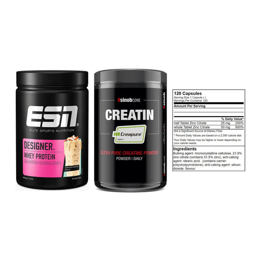 Einsteiger-Set: ESN Designer + Sinob Creatin + GN Zinc Citrate – alle enthaltenen Artikel