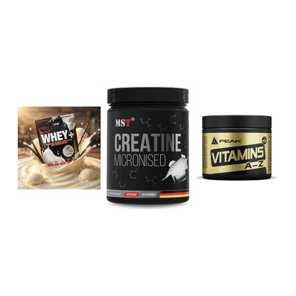 Einsteiger-Set: Sinob Honest + MST Creatin + Peak Vitamin A-Z – alle enthaltenen Artikel
