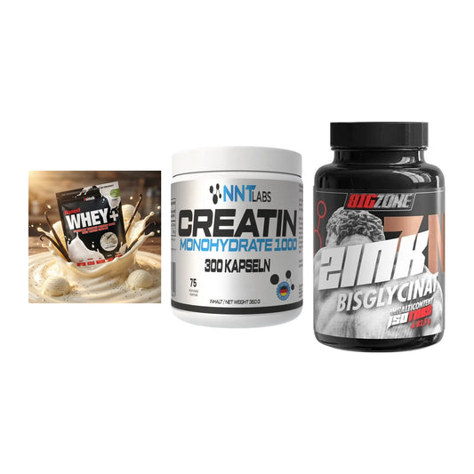 Einsteiger-Set: Sinob Honest + NNT Creatin 1000 + Big Zone Zink – alle enthaltenen Artikel