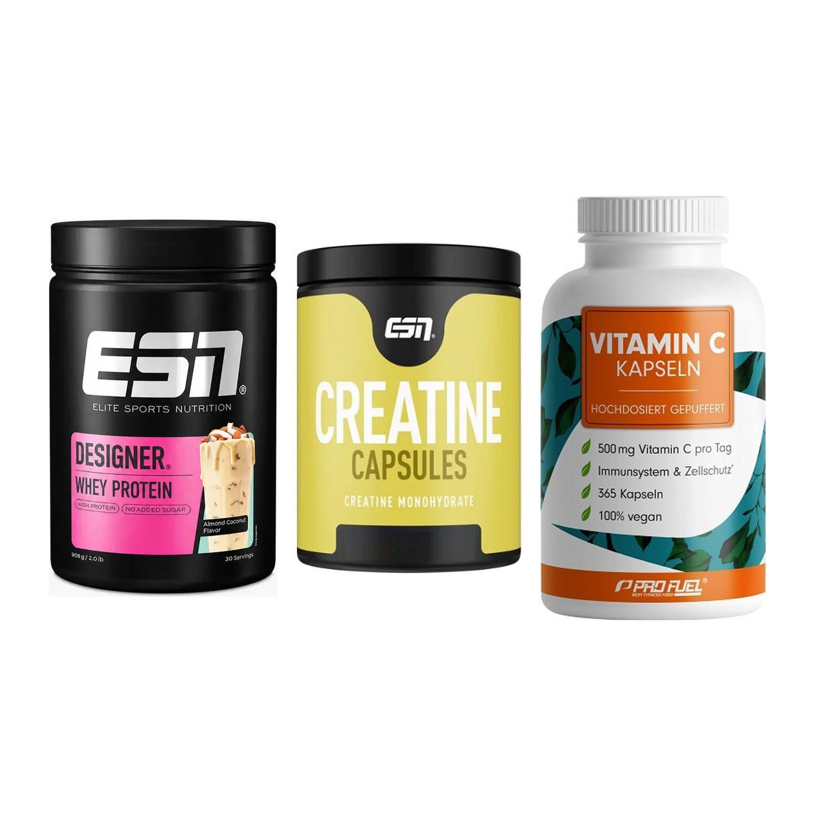 Einsteiger-Set: ESN Designer + ESN Ultrapure + ProFuel Vitamin – alle enthaltenen Artikel