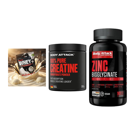 Einsteiger-Set: Sinob Honest + Body Attack 100% + Body Attack Zink – alle enthaltenen Artikel