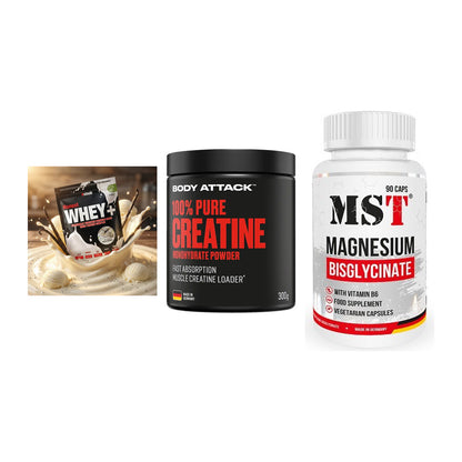 Einsteiger-Set: Sinob Honest + Body Attack 100% + MST Magnesium – alle enthaltenen Artikel