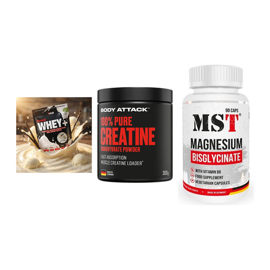 Einsteiger-Set: Sinob Honest + Body Attack 100% + MST Magnesium – alle enthaltenen Artikel