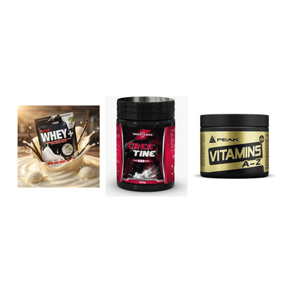 Einsteiger-Set: Sinob Honest + CREASWISS + Peak Vitamin A-Z – alle enthaltenen Artikel