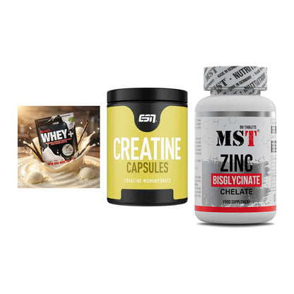 Einsteiger-Set: Sinob Honest + ESN Ultrapure + MST Zinc Chelate – alle enthaltenen Artikel