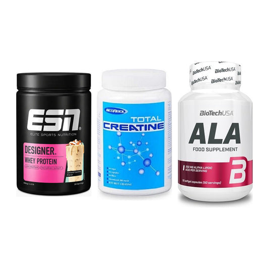 Einsteiger-Set: ESN Designer + Megabol Total + BioTech ALA – alle enthaltenen Artikel