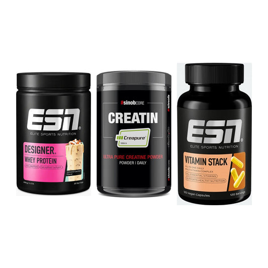 Einsteiger-Set: ESN Designer + Sinob Creatin + ESN Vitamin – alle enthaltenen Artikel