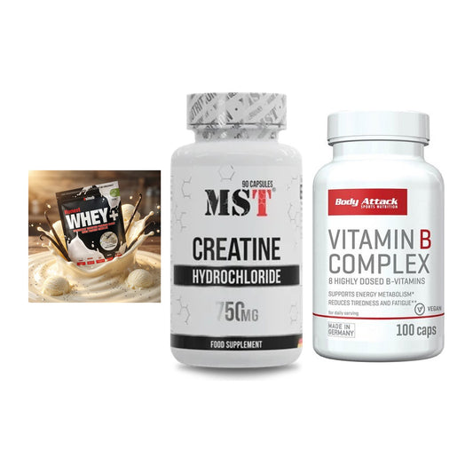 Einsteiger-Set: Sinob Honest + MST Creatin HCL + Body Attack – alle enthaltenen Artikel
