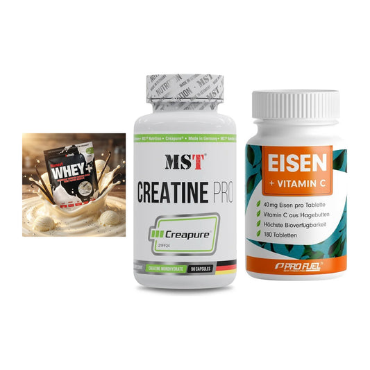 Einsteiger-Set: Sinob Honest + MST Creatine Pro + ProFuel EISEN – alle enthaltenen Artikel