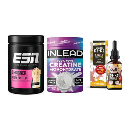 Einsteiger-Set: ESN Designer + INLEAD Creatine + ProFuel VITAMIN – alle enthaltenen Artikel