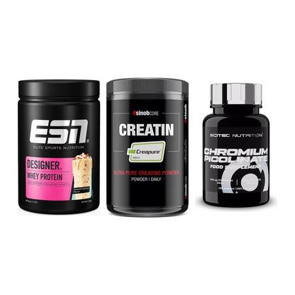 Einsteiger-Set: ESN Designer + Sinob Creatin + Scitec Chromium – alle enthaltenen Artikel