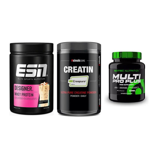 Einsteiger-Set: ESN Designer + Sinob Creatin + Scitec Multi Pro – alle enthaltenen Artikel