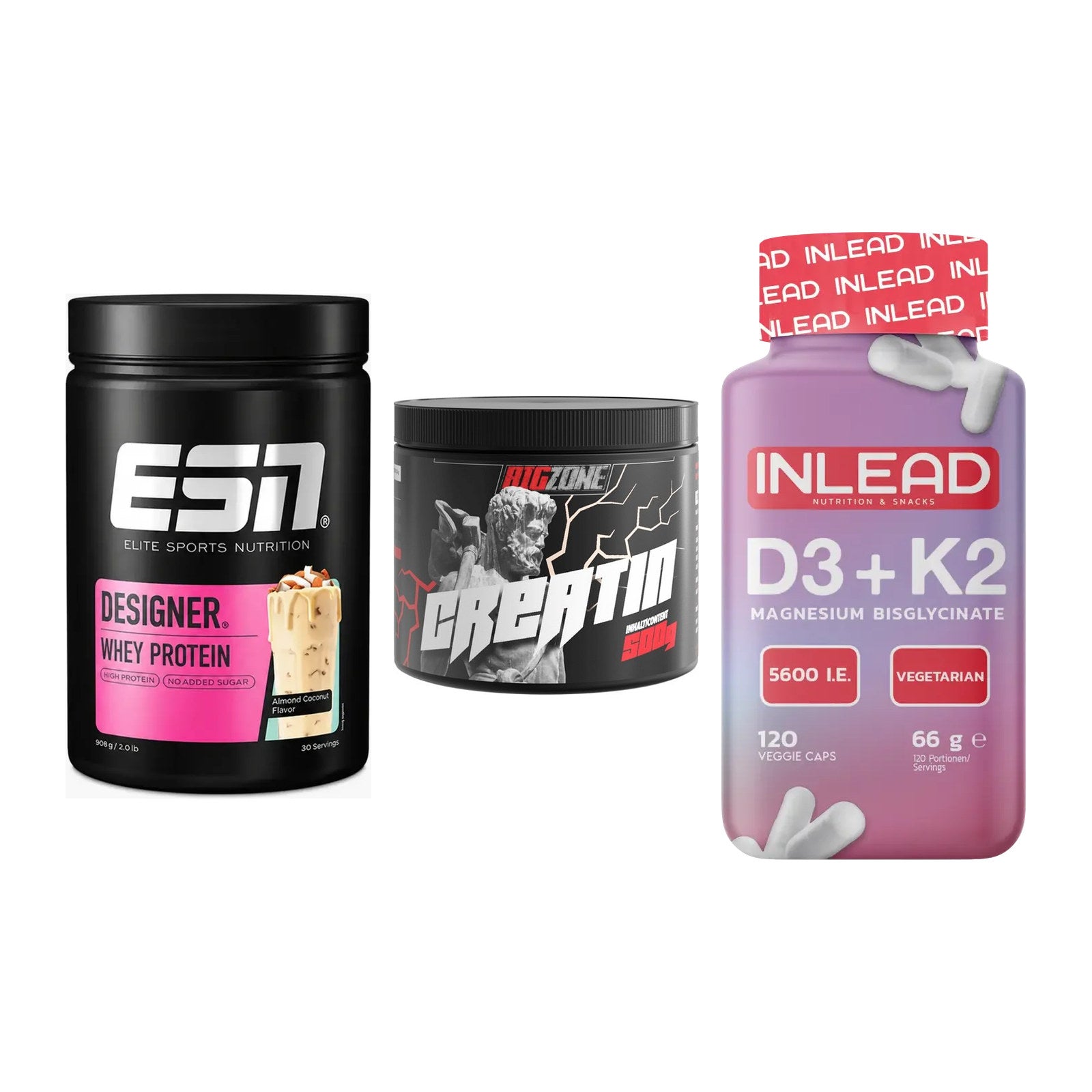 Einsteiger-Set: ESN Designer + Big Zone Creatin + INLEAD Vitamin – alle enthaltenen Artikel