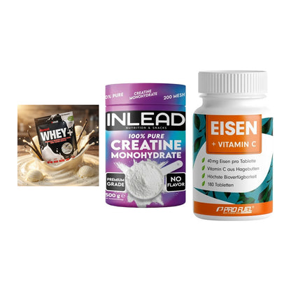 Einsteiger-Set: Sinob Honest + INLEAD Creatine + ProFuel EISEN – alle enthaltenen Artikel