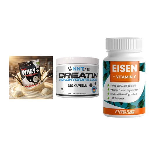Einsteiger-Set: Sinob Honest + NNT Creatin 1000 + ProFuel EISEN – alle enthaltenen Artikel