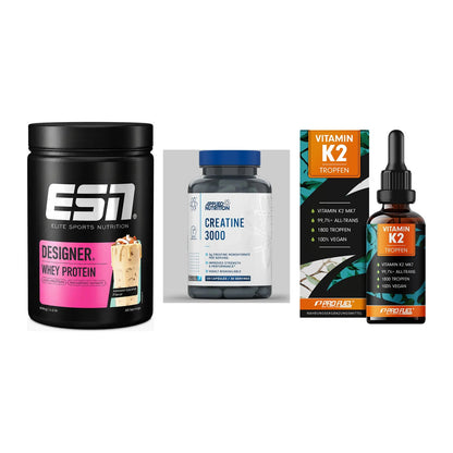 Einsteiger-Set: ESN Designer + Applied Nutritio + ProFuel Vitamin – alle enthaltenen Artikel