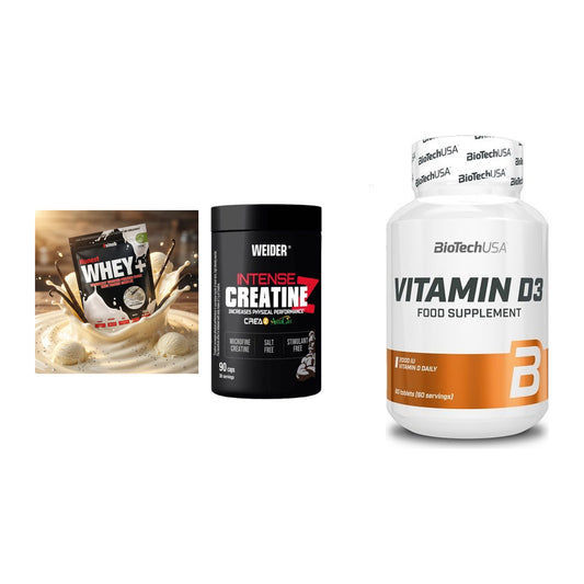 Einsteiger-Set: Sinob Honest + Weider Intense + BioTech Vitamin – alle enthaltenen Artikel