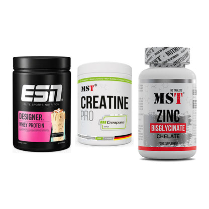 Einsteiger-Set: ESN Designer + MST Creatin Pro + MST Zinc Chelate – alle enthaltenen Artikel