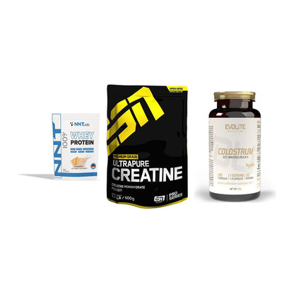 Einsteiger-Set: NNT Whey + ESN Ultrapure + Evolite Nutritio – alle enthaltenen Artikel