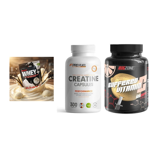 Einsteiger-Set: Sinob Honest + ProFuel Creatine + Big Zone Buffere – alle enthaltenen Artikel