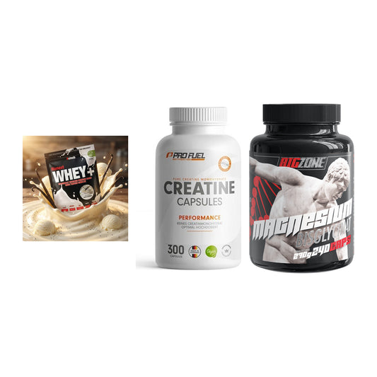 Einsteiger-Set: Sinob Honest + ProFuel Creatine + Big Zone Magnesi – alle enthaltenen Artikel